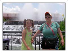 Hunny Bunny at EPCOT with Granny.